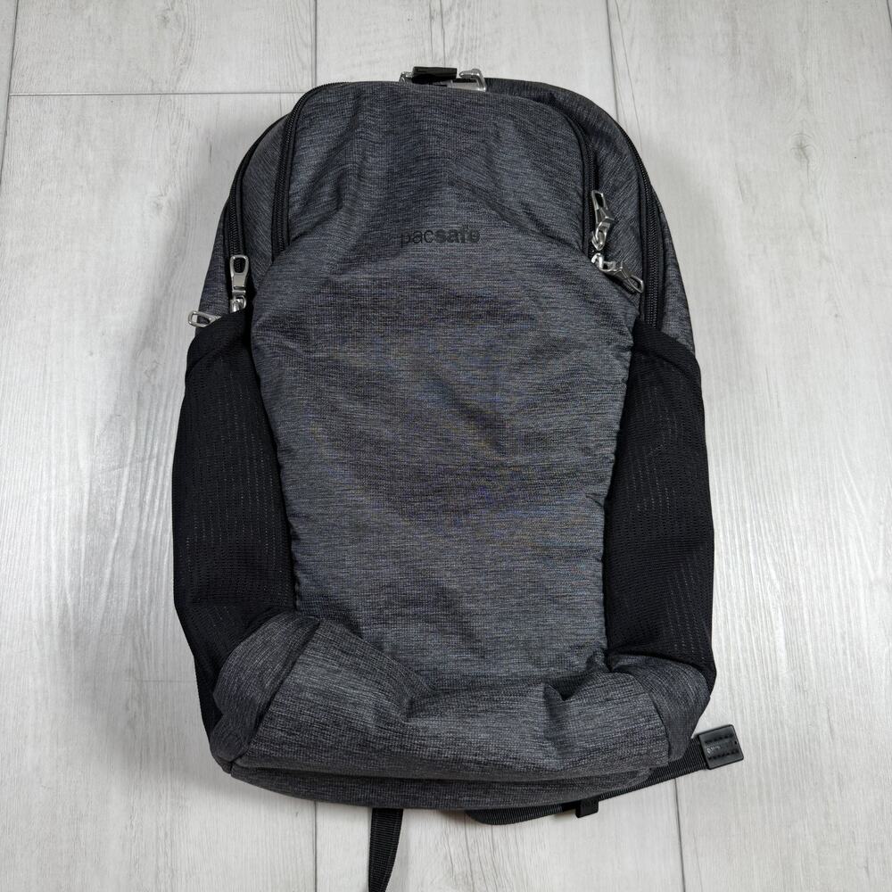 PacSafe Vibe 20 Liter Backpack Gray Black Anti Theft